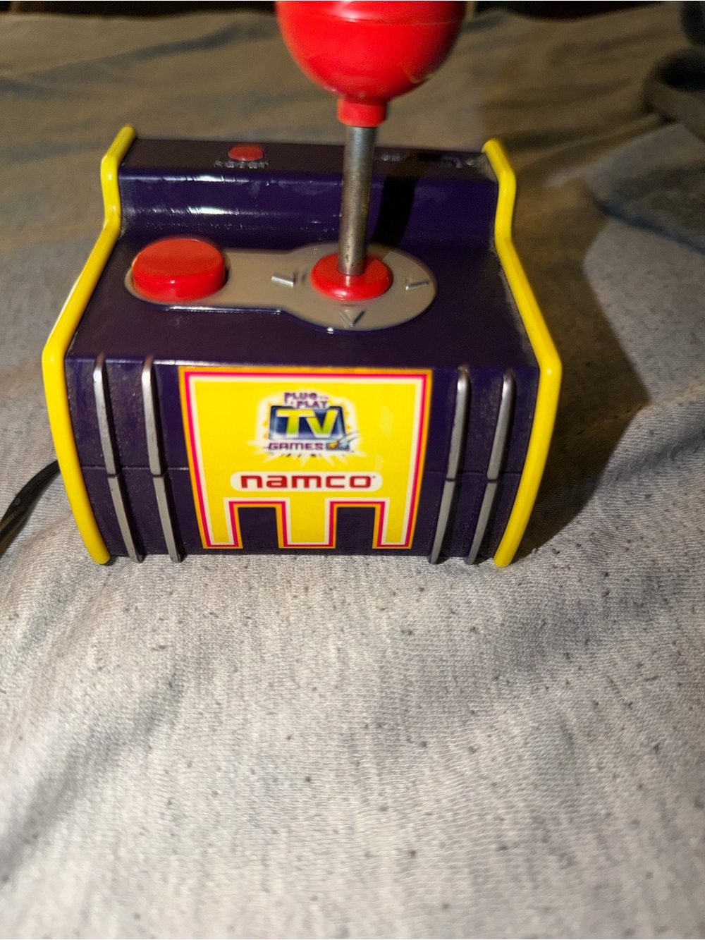 Namco Purple & Yellow Mini Arcade Joystick